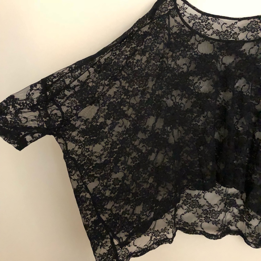 Express Lace Poncho